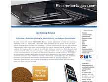 Tablet Screenshot of electronica-basica.com